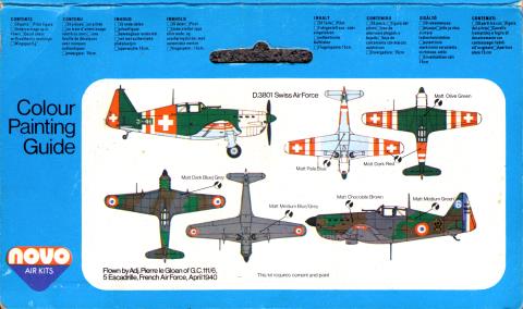 Схема окраски и маркировки NOVO F157  Morane Saulnier 406, NOVO 1976-79